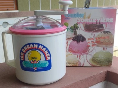 Gelatiera Donvier  Cream Maker Macchina Gelato Manuale Vintage  - Immagine 1 di 4