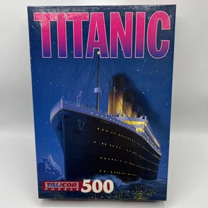Vintage Talicor 500 Piece Jigsaw Puzzle Titanic Cruise Ship Sealed - Picture 1 of 5