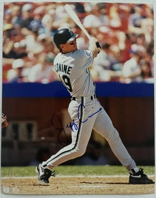 Foto brillante autografiada firmada por Jeff Conine de 8x10 de los Florida Marlins Foto 1 de 1