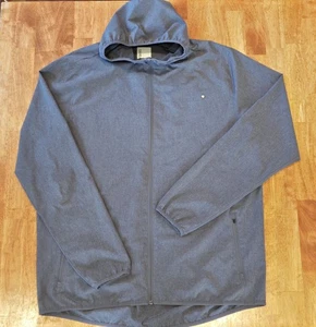Chaqueta con capucha Vuori Outdoor Trainer Shell cremallera completa para hombre talla XL gris - Imagen 1 de 20