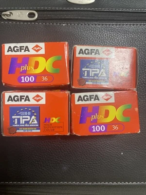 4 Rolls Vintage Agfacolor HDC Plus 100/36 expired 05/2001 - Image 1 of 3