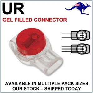 10 x UR Twin Blade 2 - 3 Wire Scotchlok Scotch Lock Gel Filled Crimp Connector - Picture 1 of 1