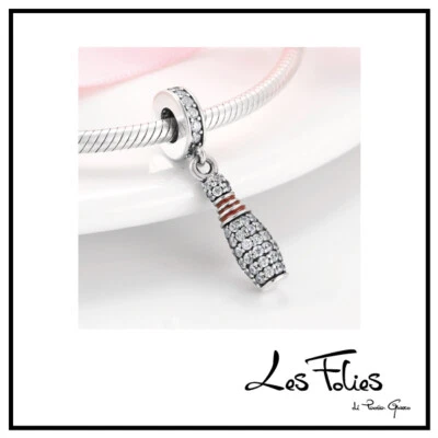 Charm Birillo Bowling cristallo in argento 925 - Les Folies - Immagine 1 di 4