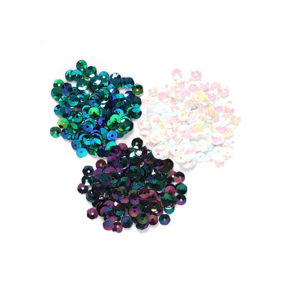 Lentejuelas verde azulado | Lentejuelas perla/verde azulado/negro - 5 mm - 15 gramos (dar30054285) Foto 1 de 1