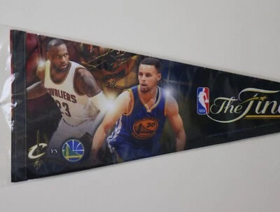 Cavs Labron 2016~ Curry The Finals Premium 12"x30" banderín envío gratuito #PE8 Foto 1 de 4