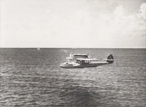 DEUTSCHE LUFT HANSA DORNIER FLYING BOAT D-AGAT LUFTHANSA VINTAGE AIRLINE PHOTO - Picture 1 of 2