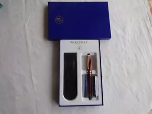 WATERMAN - EXPERT FOUNTAIN PEN BORDEAUX GOLD - VINTAGE - - Foto 1 di 6
