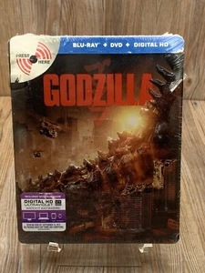 GODZILLA (BD/DVD/Digital 2014) Limited Edition Steelbook, Gareth Edwards - Picture 1 of 7