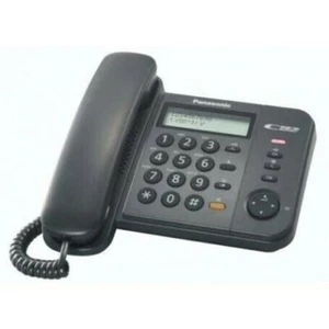 PANASONIC KXTS580EX1B Noir Téléphone Avec Fil Garantie Italie - Photo 1/2