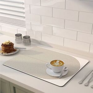 Durable Draining Mat Diatomite Coffee Machine Pads Creative Drain Pad  Kitchen
