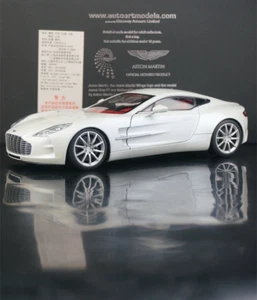 Autoart Alto 1:18 Aston Martin One-77 White Alloy Car Model - Picture 1 of 15
