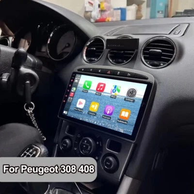 2+64GB Für Peugeot 308 408 RCZ 2007-2015 Android 15 Carplay Autoradio GPS Nav BT - Bild 1 von 4