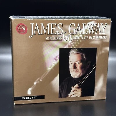 James Galway 60 Years Flute Masterpieces [RCA Victor 15 CD Box Set] CDs are NM - Image 1 of 4