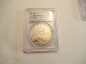 2002 US Mint Proof Silver Dollar, SLC Olympics,  PCGS PR69 DCAM