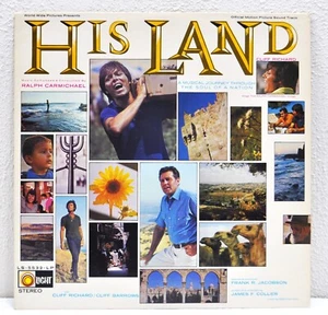 RALPH CARMICHAEL / CLIFF RICHARD "His Land" Vinyl LP Light Records LS-5532 - Picture 1 of 4