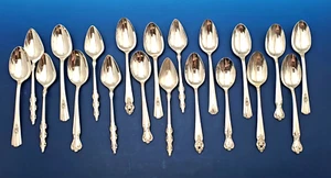 ¡Lote de 20 vajilla de plata vintage LUGAR CUCHARAS DE SOPA para eventos especiales! - Imagen 1 de 6