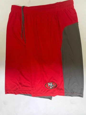 SAN FRANCISCO 49ERS TEAM NFL MENS 2 TONE PERFORMANCE SHORTS DRI FIT WORKOUT NEW Cover