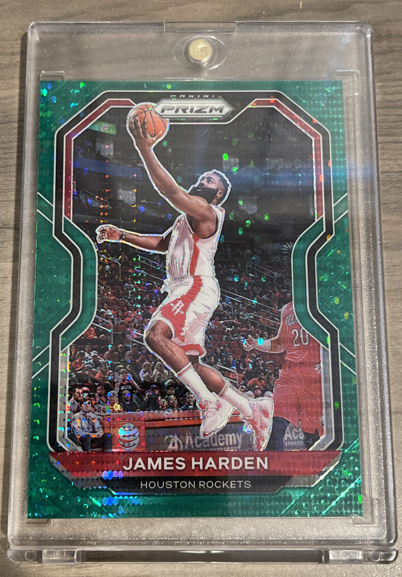 2020-21 Prizm James Harden SSP Green Pulsar #23/25