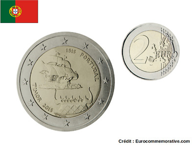 2 Euros Commémorative Portugal 2015 Timor UNC • 4.59€