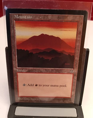 MTG Mirage --- MOUNTAIN (1996) --- Common! LP! Magic the Gathering! - Image 1 of 2