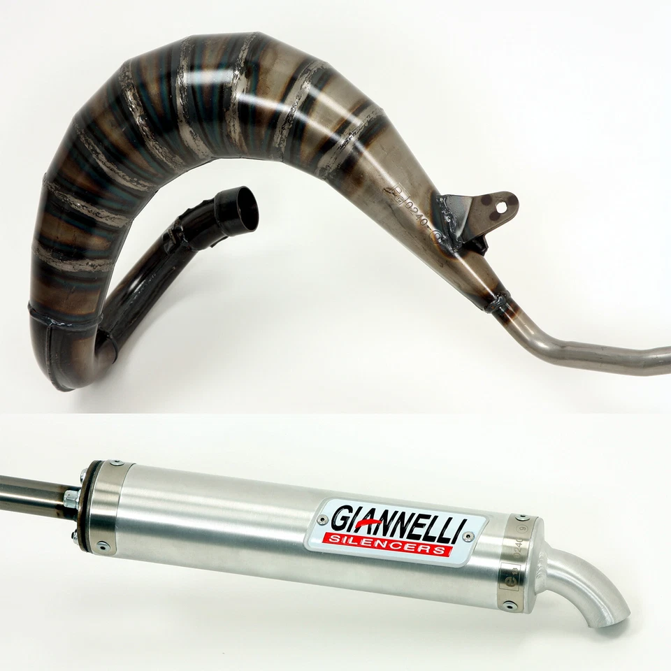FULL SYSTEM EXHAUST ALUMINIUM ENDURO 2T GIANNELLI FOR YAMAHA DT 50 R 1998 > 2003 - Image 1 of 1