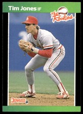 1989 Donruss The Rookies 28 Tim Jones   St. Louis Cardinals  Baseball Card