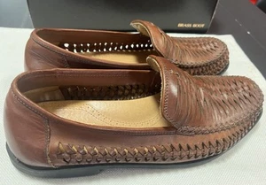 Men’s Brass Boot Laguna Size 9M Cognac Color- Slip On Shoes - Picture 1 of 15