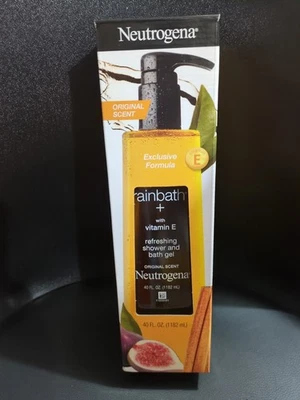 露得清 Rainbath + Vit E 清爽沐浴露原装香味 40 液量盎司 — 第 1/2 张图片