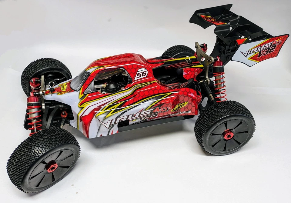 Carson 1:8 Virus 4.0 Pro Verbrenner Buggy Roller ohne Elektronik + Motor CVR® - Bild 1 von 1