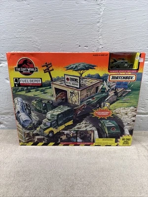 RARO 1997 Matchbox The Lost World Jurassic Park Fuel Depot ¡Juego! ¡¡NUEVO EN CAJA!!! Foto 1 de 4