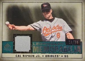 2008 UD SP Legendary Cuts, Ripken, Legendary Memorabilia, Game-Used Jersey 76/99 - Picture 1 of 2