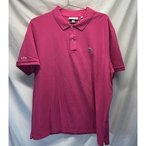 Polo Lacoste homme rose coupe slim manches courtes taille 4XL - Photo 1/8