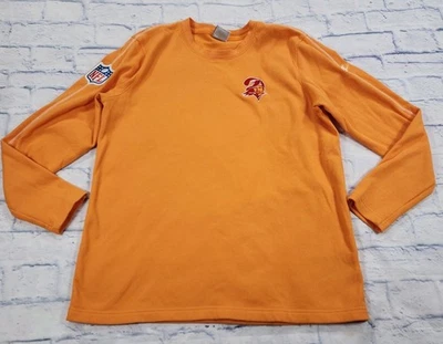 Tampa Bay Buccaneers Nike PARA HOMBRES L Naranja Térmica Waffle Camisa Crema Foto 1 de 4