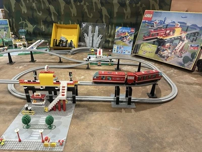 LEGO Vintage Transporte Aeropuerto 6399 y Accesorio Pista Caja Original ¡Y Funciona! Foto 1 de 4