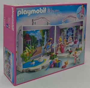 PLAYMOBIL 5359 Mein Mitnehm Köfferchen Prinzessinnen Geburtstag Schloss NEU - Picture 1 of 10