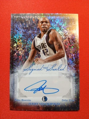 Jerry Stackhouse Firmado Auto HOLO SSP TOPPS BUQUE INSIGNIA 2025/26🔥 Foto 1 de 2