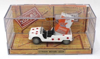 Vintage Norev 1:43 Citroen Mehari Azur Paula Chocolat White Boxed France 80s - Image 1 of 4