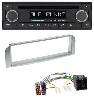 Blaupunkt MP3 Bluetooth DAB CD USB Autoradio für Alfa Romeo 147, GT - silbergrau - Bild 1 von 4