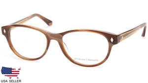 NEW PRODESIGN DENMARK 1744 c.5024 BROWN DEMI EYEGLASSES 52-16-140 B38mm Japan - Picture 1 of 11
