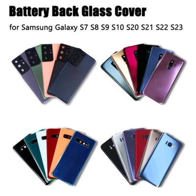Battery Back Cover Replacement for Samsung Galaxy S7 S8 S9 S10 S20 S21 S22 S23 - Image 1 of 4