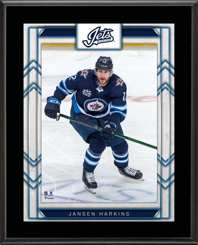 Jansen Harkins Winnipeg Jets 10.5" x 13" Sublimated Player Plaque Cover