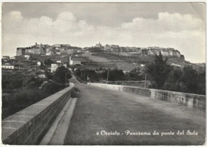 ORVIETO - TERNI - PANORAMA DA PONTE DEL SOLE - VIAGG. 1956 -78586- - Picture 1 of 1