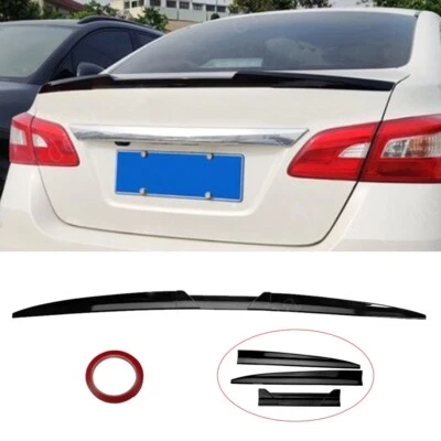 Gloss Black Rear Trunk Spoiler Roof Lip Wing For Nissan Altima Frontier Versa SV - Image 1 of 4