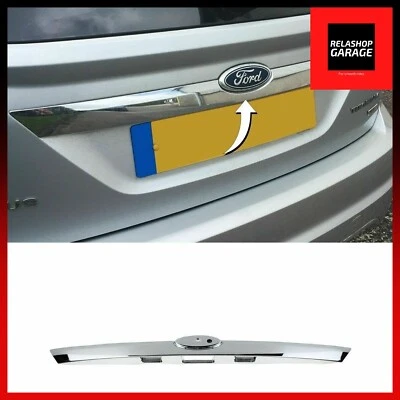 REAR TRUNK CHROME HANDLE MOLDING FOR FORD FOCUS MK2 2008 - 2011 1581833 NEW - Image 1 of 4