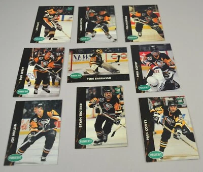 1991-92 Parkhurst NHL Hockey Pittsburgh Penguins Trading Cards - Your Choice - Image 1 of 2