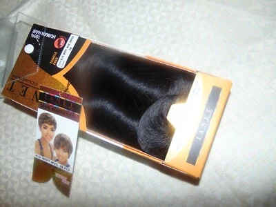 Janet Collection Human Hair Style H/H Weft WVG 28Pcs Color  1B - Image 1 of 3