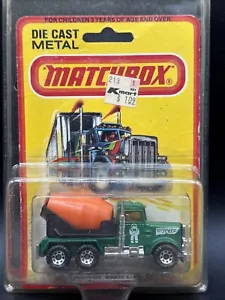 Carded Lesney Matchbox Series No 19 PETERBILT CEMENT TRUCK green FREE SHIPPING - Picture 1 of 3