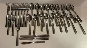 Cambridge Besteck Outlined Edelstahl Set 31 Messer Gabeln Löffel - Bild 1 von 11