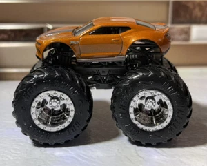 Hot Wheels Monster Trucks Chevy Camaro Orange 2022 Loose 1:64 - Picture 1 of 3