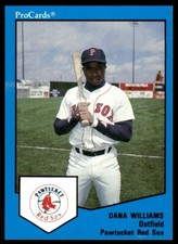 1989 ProCards Dana Williams Pawtucket Red Sox #690